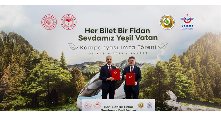 <h1>BAKAN YUMAKLI: ''HEDEFİMİZ 13 MİLYON YOLCU İÇİN 13 MİLYON FİDANI TOPRAKLA BULUŞTURMAK''</h1>