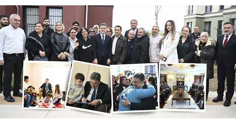 <h1>BAKAN YUMAKLI: ''DEPREM BÖLGESİNİN KALKINMASI İÇİN ÇALIŞMALARA DEVAM EDİYORUZ''</h1>